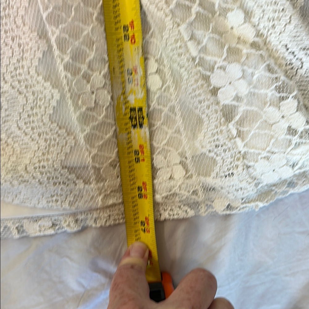 Style & Co. White Embroidered Peplum Tunic - Picture 10 of 10
